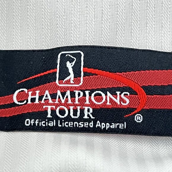 Champions Tour Men Lightweight Beige Pants 34x30 Pleated Front Tapered Leg NWOT - Picture 6 of 12